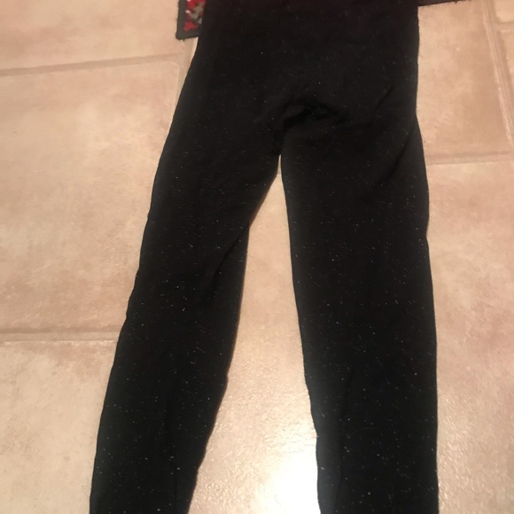 Victoria secret pink leggings never worn black with white flecks - Picture 2 of 3